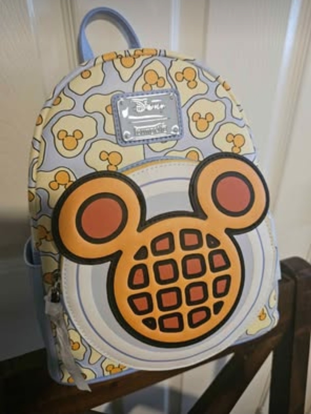 Loungefly Disney Mickey Mouse Breakfast Waffle Mini Backpack - BoxLunch Exclusiv